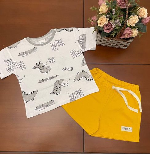 Комплект Зара Динозавр Zara 44, Желтый-Серый