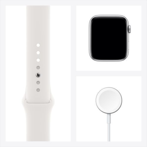 Смарт часы Apple Watch Series 6 GPS, White, 44mm, в Узбекистане