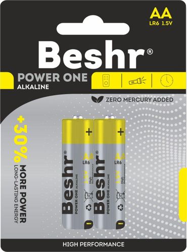 Батарейки Beshr Power max alkaline LR6, 2.0