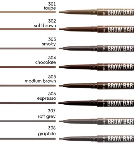 Карандаш для бровей механический  LUXVISAGE BROW BAR ULTRA SLIM, 302