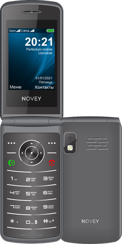 Mobil telefon NOVEY Z1, 128 Мб, Gray