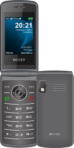 Mobil telefon NOVEY Z1, 128 Мб, Gray