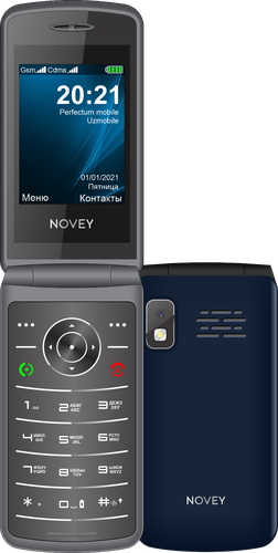 Мобильный телефон NOVEY Z1, 128 Мб, Blue