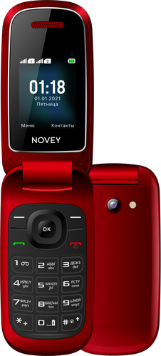 Мобильный телефон NOVEY 118, Red