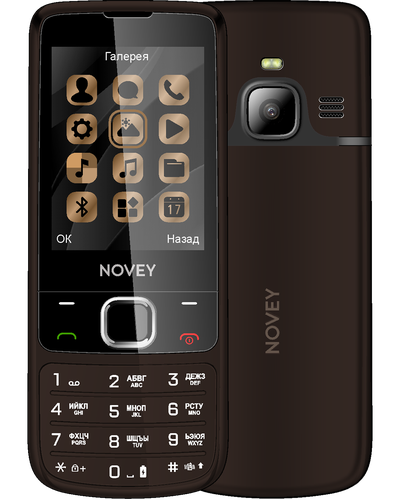 Mobil telefon Novey N670, Choco, 32/32 MB