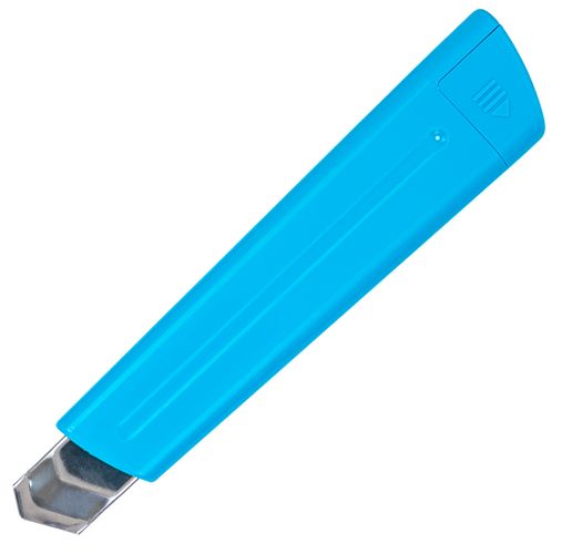 Нож канцелярский 18мм 2040 Deli, Синий, фото