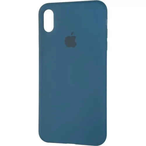 Чехол силиконовый Silicone Case для iPhone XR, Синий меланж, в Узбекистане