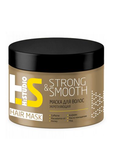 Маска для волос Ромакс H:Studio укрепление Strong&Smooth