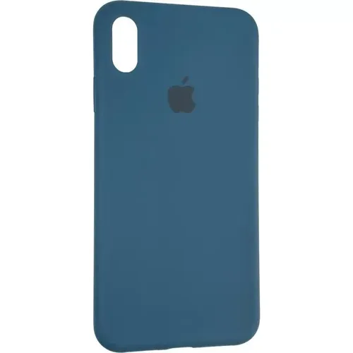 Чехол силиконовый Silicone Case для iPhone XR, Синий меланж, купить недорого