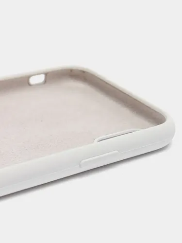 Чехол силиконовый Silicone Case для iPhone XR, Белый, в Узбекистане