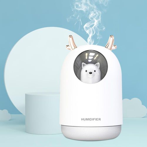 Увлажнитель воздуха + ночник Humidifier 002, Белый