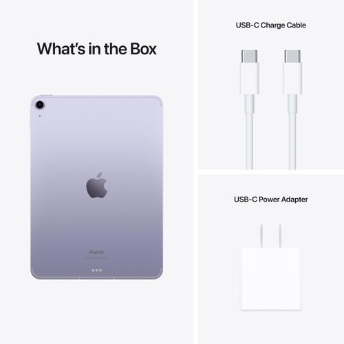 Планшет Apple iPad Air 5 M1 wi-fi 2022, Purple, 256 GB, фото