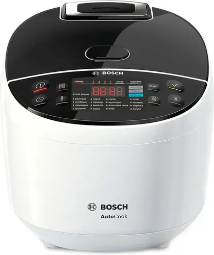 Мультиварка BOSCH MUC11W12RU, Бело-Черный