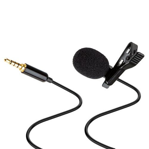 Микрофон петличка разъем AUX, Черный