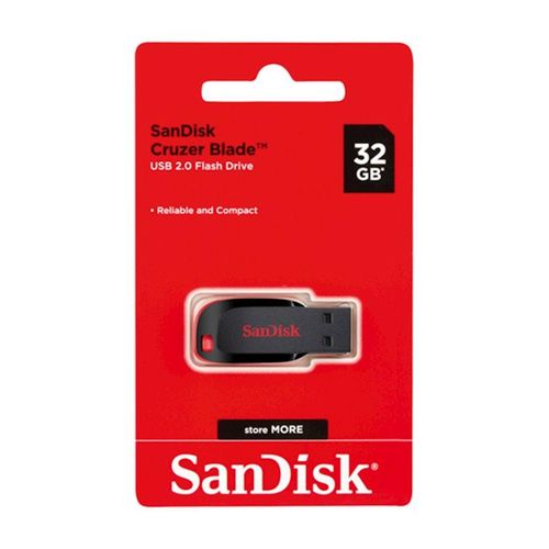 Внешний накопитель Sandisk cruzer USB, Черный-красный, 32 GB, в Узбекистане