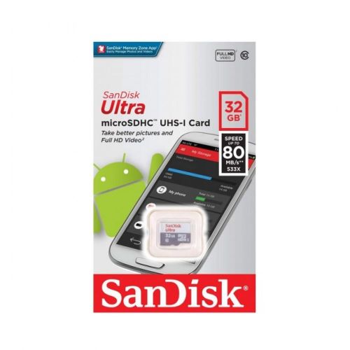 Внешний накопитель Sandisk Micro SD Card, Серый-белый, 32 GB, купить недорого