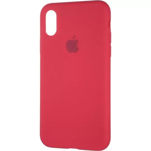 Чехол силиконовый Silicone Case для iPhone X/Xs, Красный, в Узбекистане