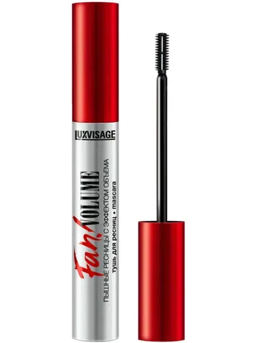 Luxvisage Fan Volume Тушь для ресниц Эффект пышных ресниц Стойкость на целый день Для женщин Черная
