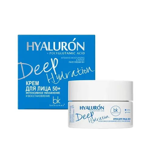 Yuz kremi Belkosmex Hyaluron Deep Hydration 50+