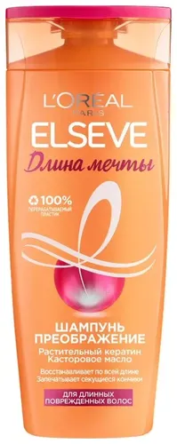 L'oreal Paris Elseve Shampun orzudagi uzunlik, 400 ml