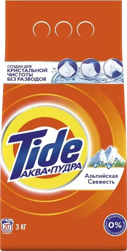 Стиральный порошок Tide Альпийская Свежесть автомат, 3кг, купить недорого