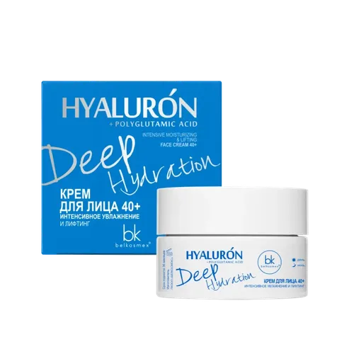 Крем для лица Belkosmex Hyaluron Deep Hydration 40+, 48 мл