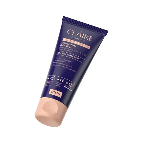 Пилинг-гель для лица Claire Cosmetics "Collagen Active Pro", 100 мл, купить недорого