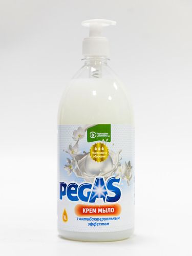 Жидкое крем мыло Pegas, 1000 мл