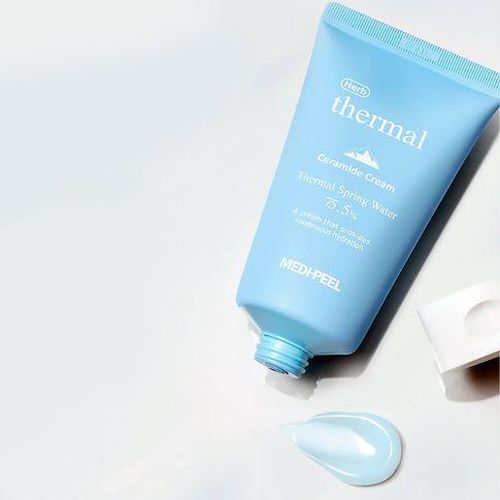 Восстанавливающий крем с керамидами и термальной водой Medi-Peel Herb Thermal Ceramide Cream, купить недорого