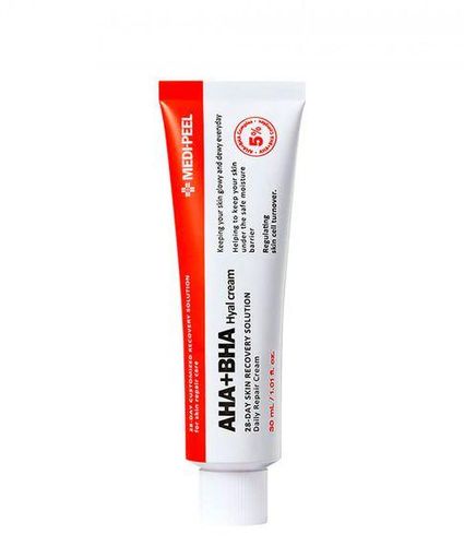 Kislota kompleksi bilan yangilanadigan krem Medi-Peel AHA BHA 28 Days Hyal Cream