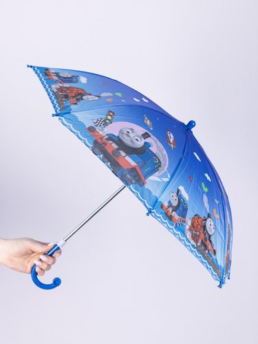 Детский зонт ZNT46 "Паравозик", Голубой, купить недорого