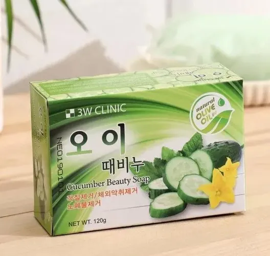 Мыло 3w clinic soap cucumber, купить недорого