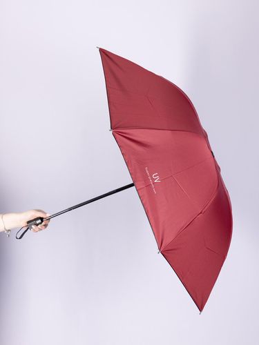 Складной зонт Unisex UV ZNT11, Бордовый, купить недорого