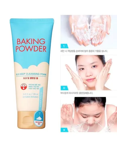 Yuvish uchun ko'pik Etude house baking powder bb deep cleanser, фото