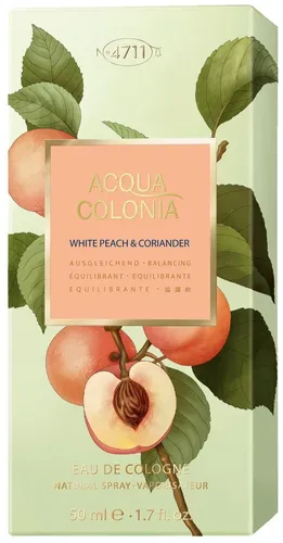 Одеколон 4711 Acqua Colonia White Peach & Coriander, купить недорого