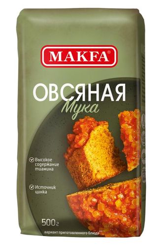 Мука Makfa овсяная, 500 гр