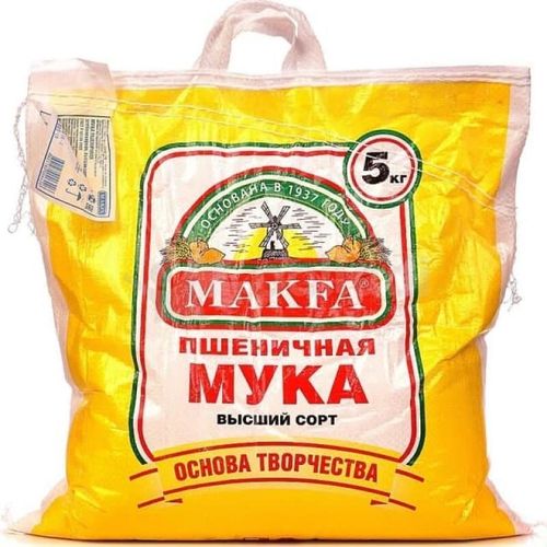 Мука Makfa Пшеничная высший сорт, 5 кг