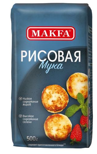 Мука Makfa рисовая, 500 гр