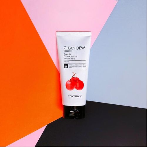 Yuvinish uchun ko'pik Tony Moly Clean Dew Acerola Foam Cleanser, купить недорого