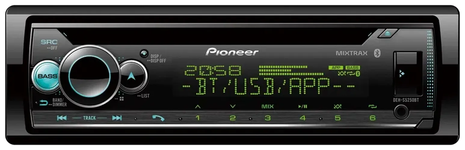 Автомагнитола Pioneer DEH-S5250BT, в Узбекистане