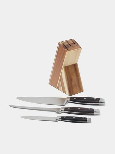 Набор 3х ножей в деревянном блоке Lamart LT2057, купить недорого