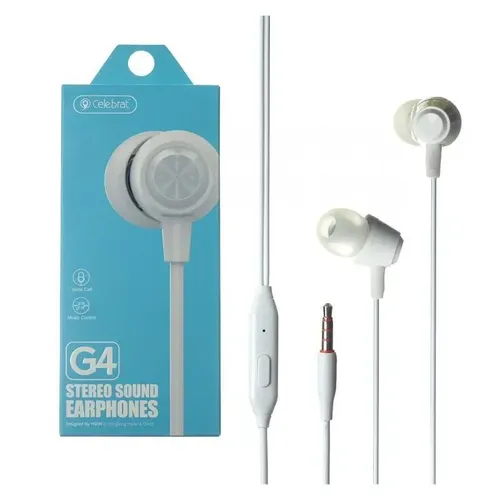Stereo minigarnituralar Celebrat G4, White