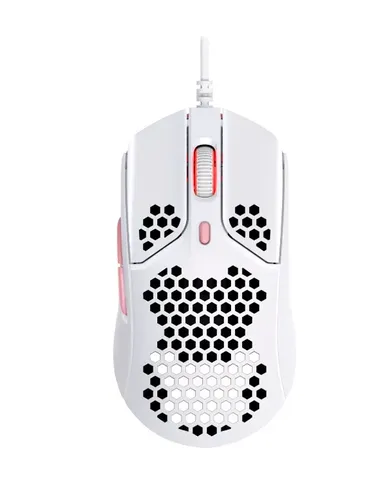 O'yin sichqonchasi HyperX Pulsefire Haste , oq-pushti