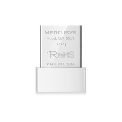 Сверхкомпактный Mercusys Wi‑Fi USB‑адаптер MW150US , Белый, купить недорого