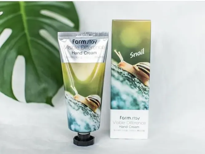 Qo'l uchun krem FarmStay Visible Difference Snail Hand Cream , фото