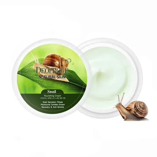 Крем для лица и тела Deoproce Natural Skin Snail Nourishing Cream, купить недорого