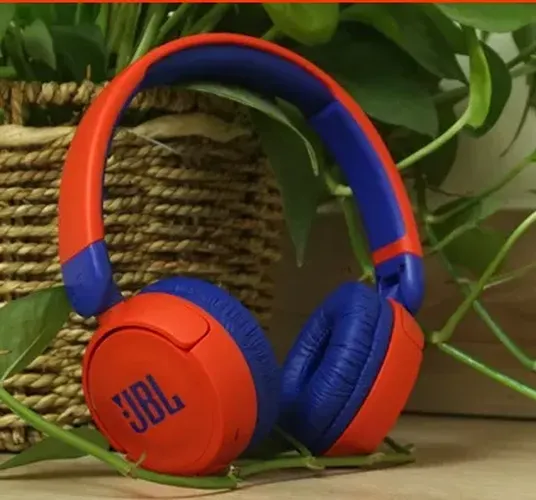 Беспроводные наушники JBL Jr310 , Синий-Красный, в Узбекистане