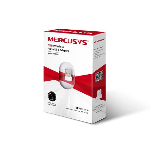 Сверхкомпактный Mercusys Wi‑Fi USB‑адаптер MW150US , Белый, в Узбекистане