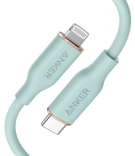 USB кабель Anker PowerLine III Flow USB-C to Lightning 3ft A8662H61, Зеленый