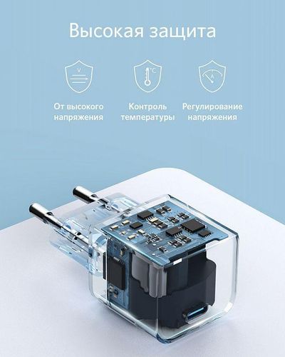 Зарядное устройство Anker PowerPort III 20W Cube A2149L21, Белый, в Узбекистане